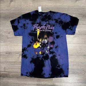 Prince And The Revolution Purple Rain Tye Dye Band Tee Shirt Men’s Size Medium